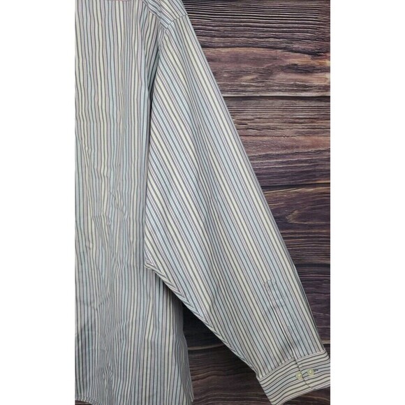 Roundtree & Yorke Gold Label Dress Shirt Women's Big 2X Striped Non Iron - Picture 9 of 12